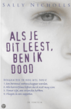 Als je dit leest, ben ik dood - Sally Nicholls