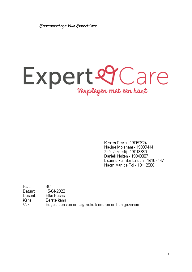 Het begeleiden van ernstig zieke kinderen en hun gezinnen