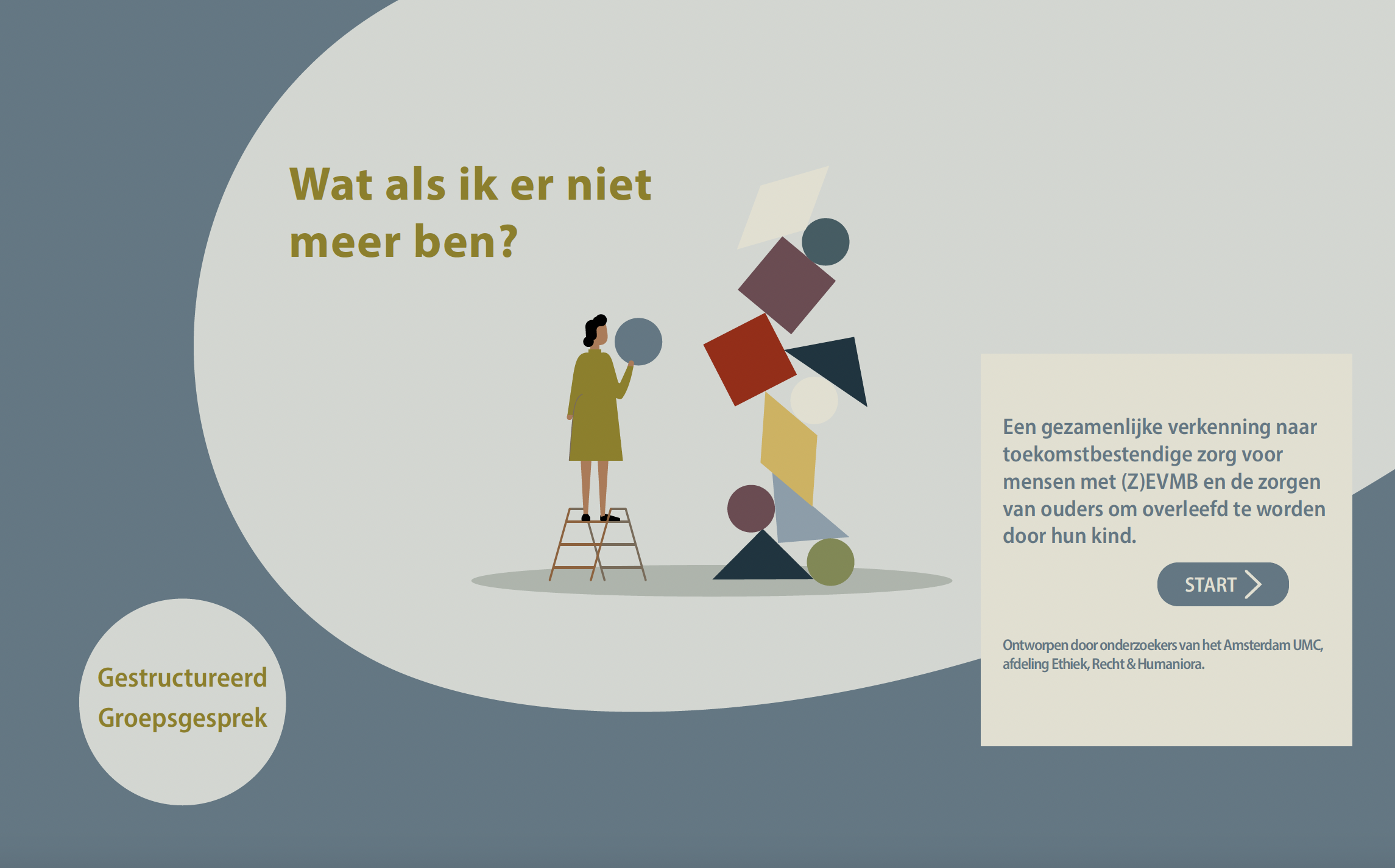 Wat als ik er niet meer ben? Een gestructureerd groepsgesprek.